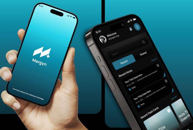 Margyn mobile app UI design and development by xprotechsolutions